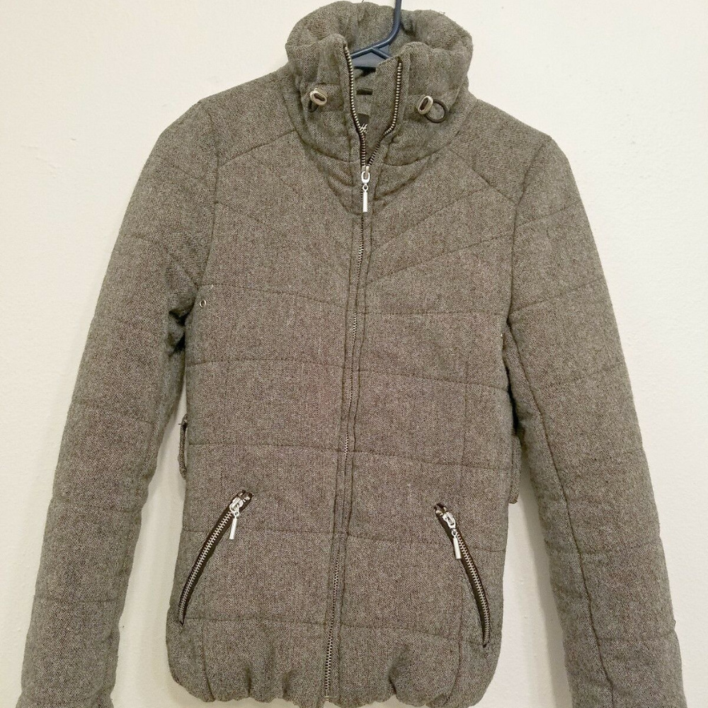 H&M Coat Size 2 Small XS Winter Puffer Down Fill Z